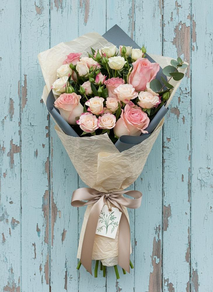 Букет цветов из: Розы в Савино