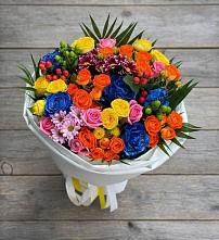 Букет цветов из:  Розы и Хризантемы в Савино