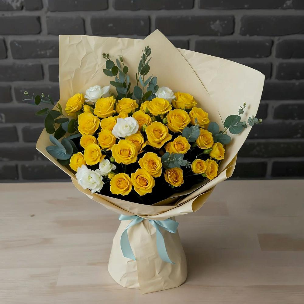 Букет цветов из: Розы в Савино