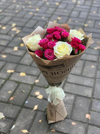 Букет цветов из: Розы в Савино